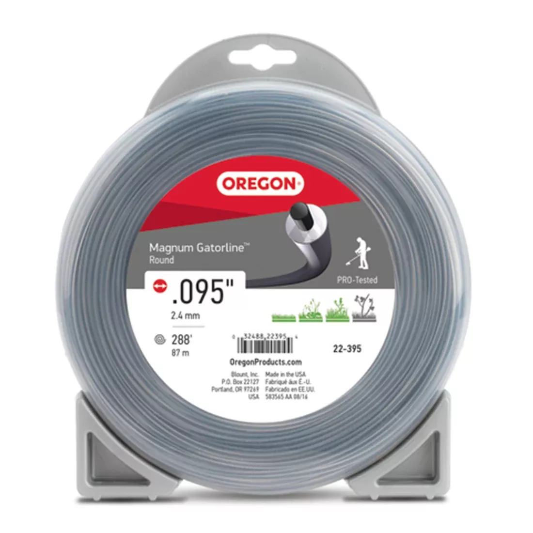 Oregon 22-395 Gatorline Magnum Round .095 Trimmer Line