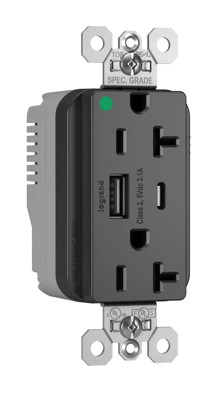 P&S PTTR20HACUSBBK PLUGTAIL 20A HG