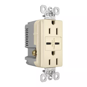 P&S TR15USBCC6LA 15A 125V TR REC +