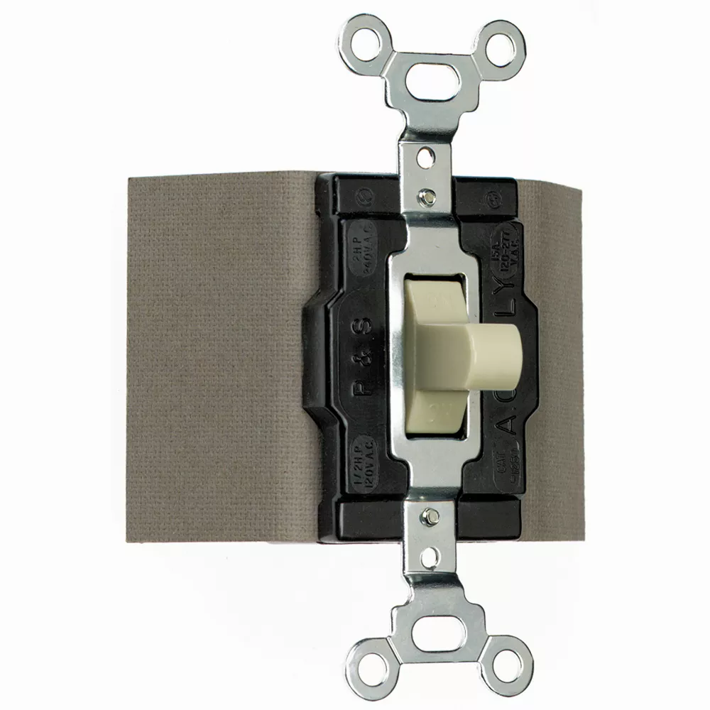 Pass & Seymour 1250-I Manual Controller, Single Pole, Double Throw, 15A 120/277V, Momentary Contact - Ivory