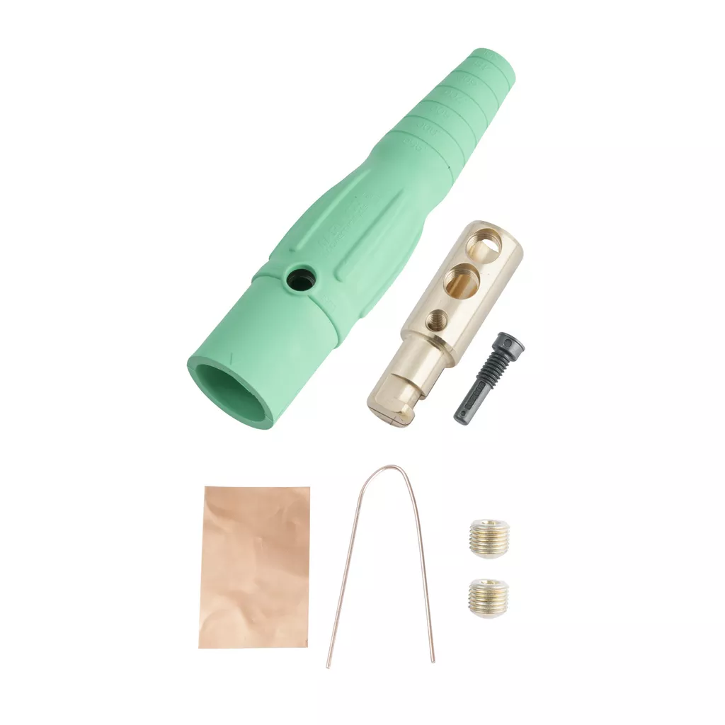 Pass & Seymour PS20-MBG Male Cam Type Plug, 400A 600V - Green