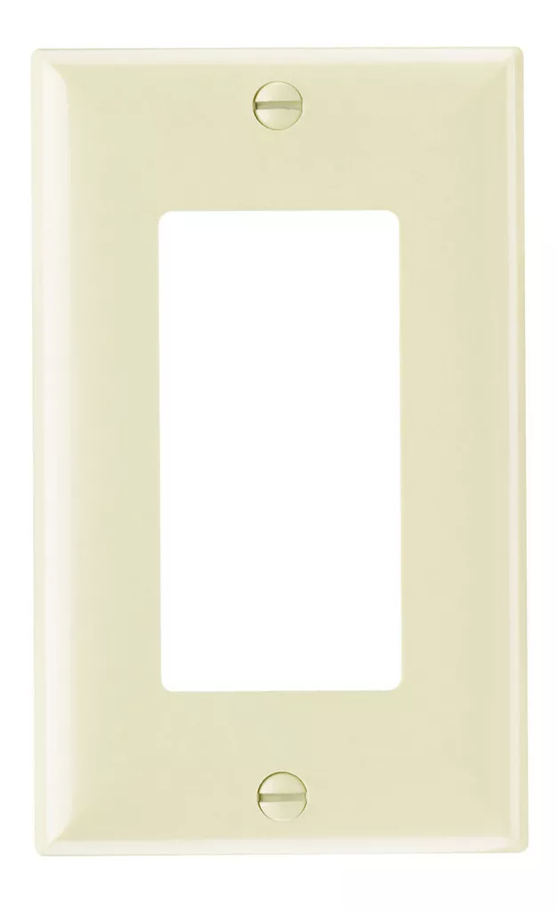 Pass & Seymour SP26-I 1Gang Wallplate, Decorator, Ivory