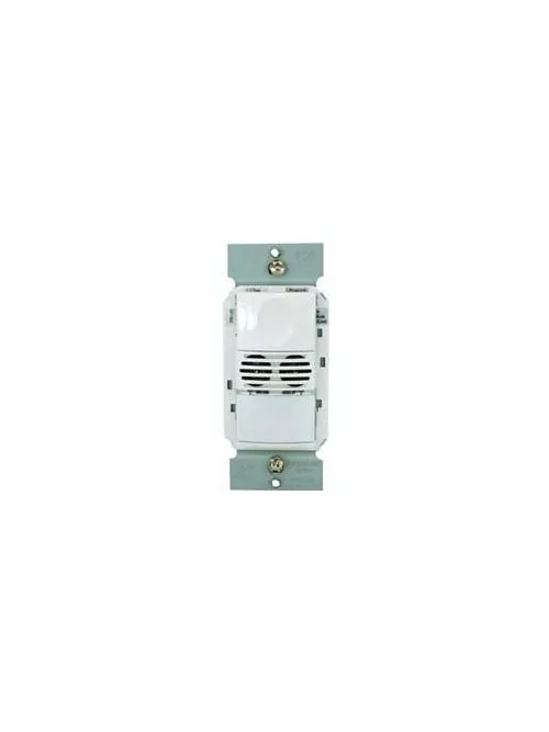 Pass & Seymour WDT100-W Dual Technology Wall Switch Sensor, 1050 Sq.Ft. Coverage, 120/230/277 Vac, 50/60 Hz, White