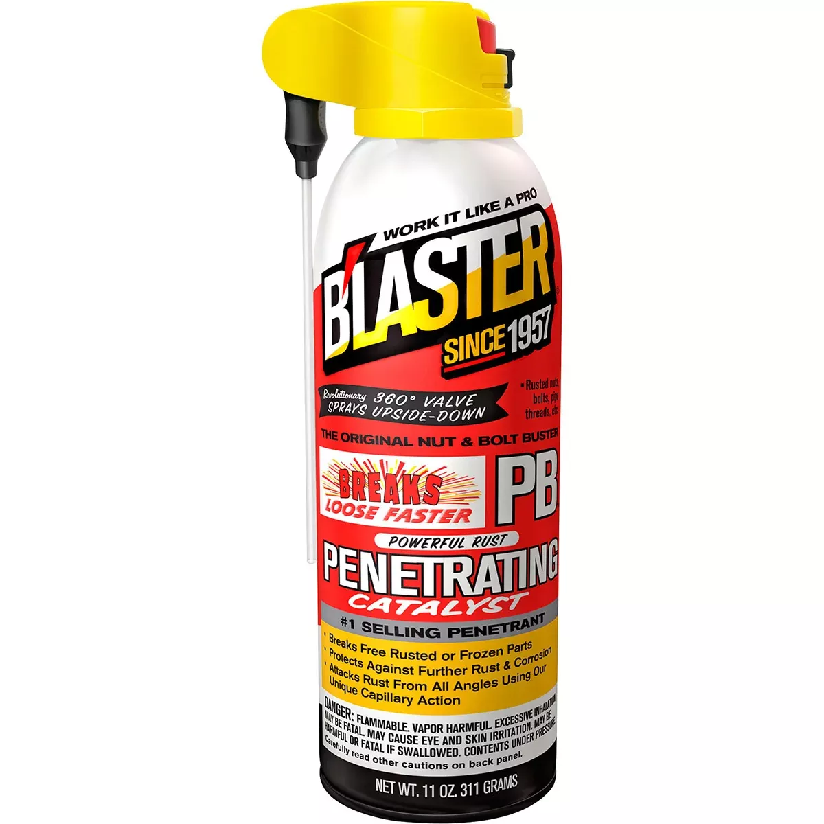 PB BLASTER PENETRANT WITH PRO STRAW - 11 OUNCE AEROSOL