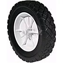 Plastic Wheel 6" X 1.50" with 1/2" Center Hole (Diamond Tread)