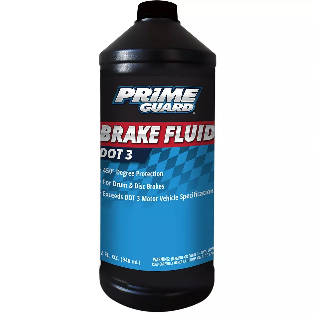 PRIME-GUARD BRAKE FLUID DOT 3 - 32 OUNCE
