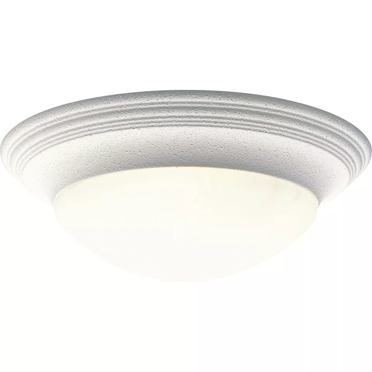 Progress P3697-30 Three-Light Alabaster Glass 16-5/8" Close-to-Ceiling