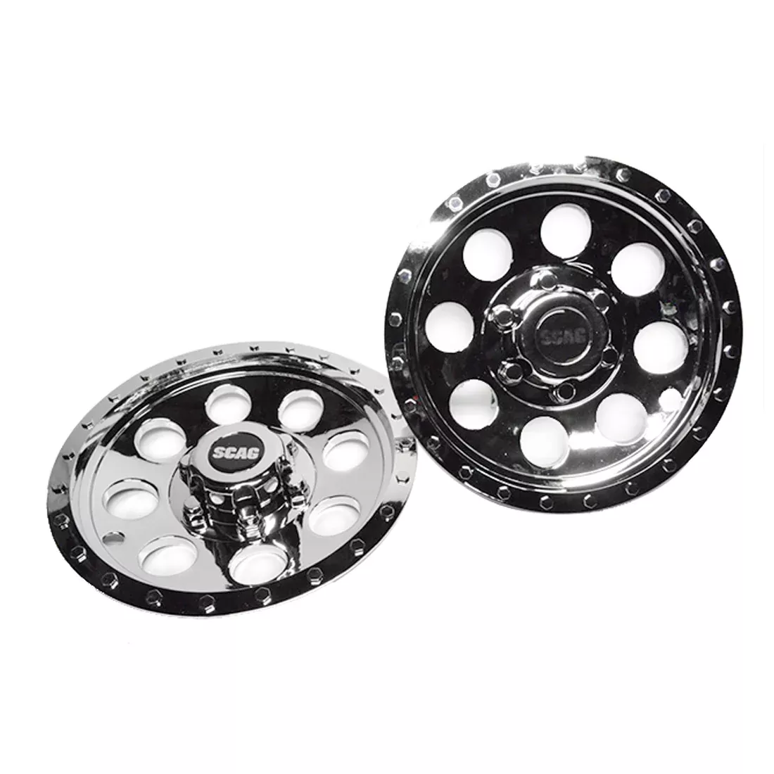 Scag 920J WC12 12" Chrome Wheel Covers (Set of 2)