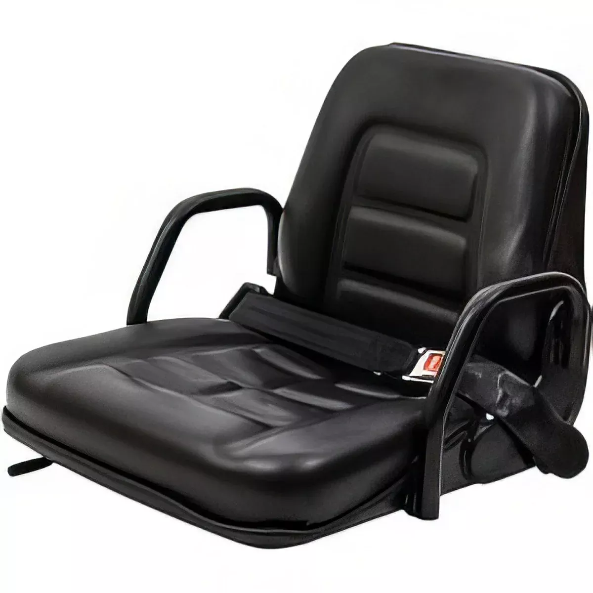 Seat for Forklifts & Industrial Applications - Folding, Black Vinyl