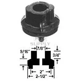 Sensation & Bobcat Hub for 7/8" crankshaft