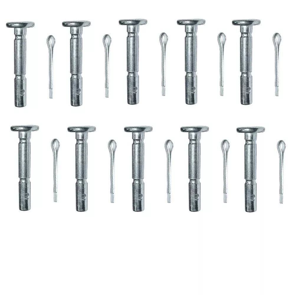 Set of 10 Shear Pins & Cotter Pins fits MTD 738-04124A