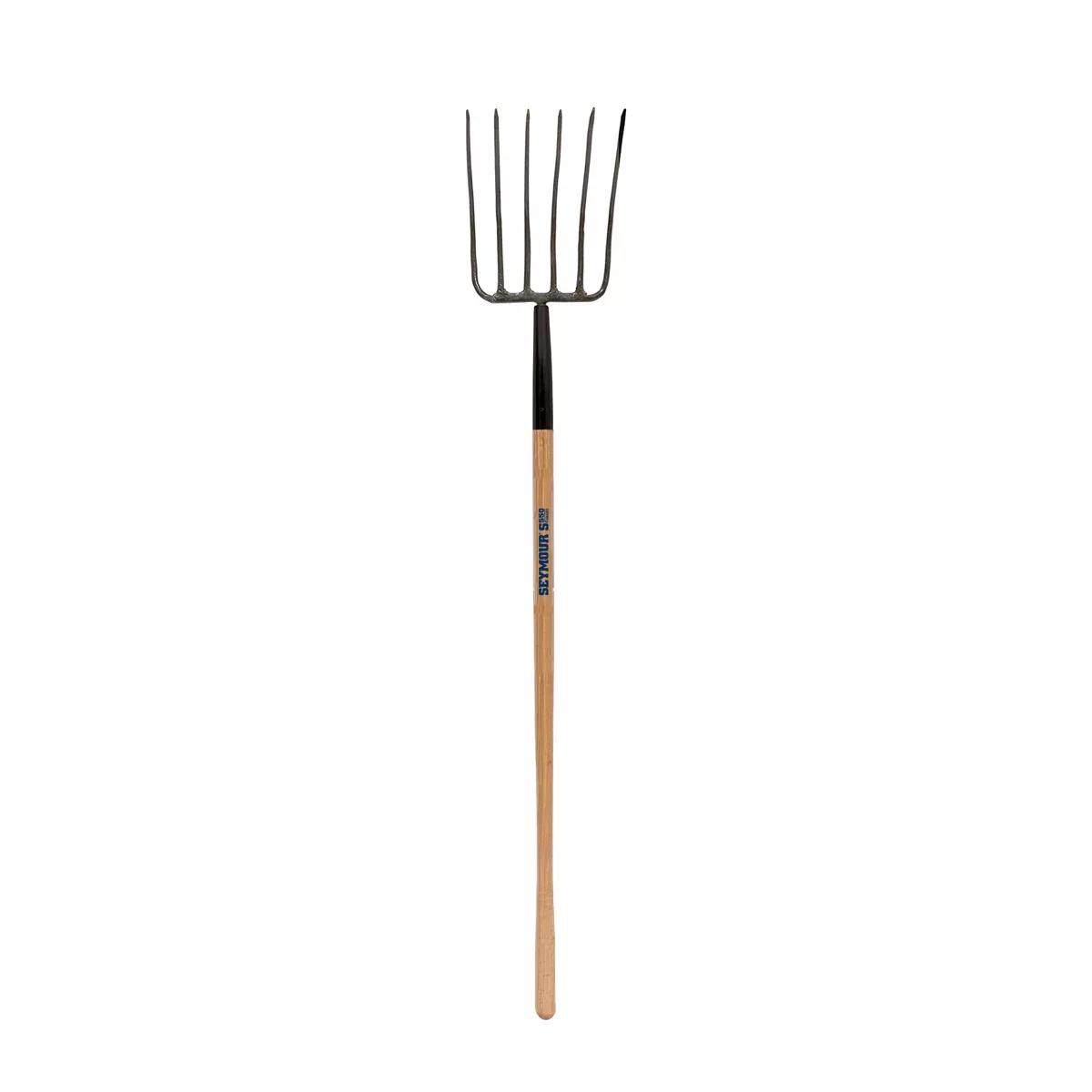 Seymour 49278 6-Tine Forged Manure Fork, 48" Hardwood Handle