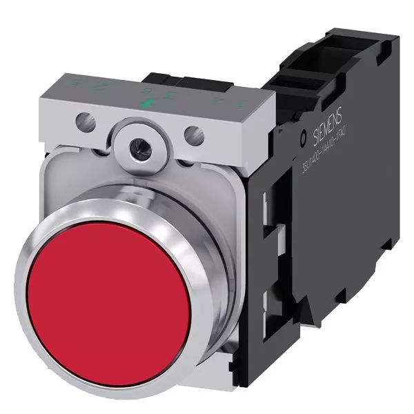 Siemens 3SU11500AB201FA0 PUSHBUTTON. RE