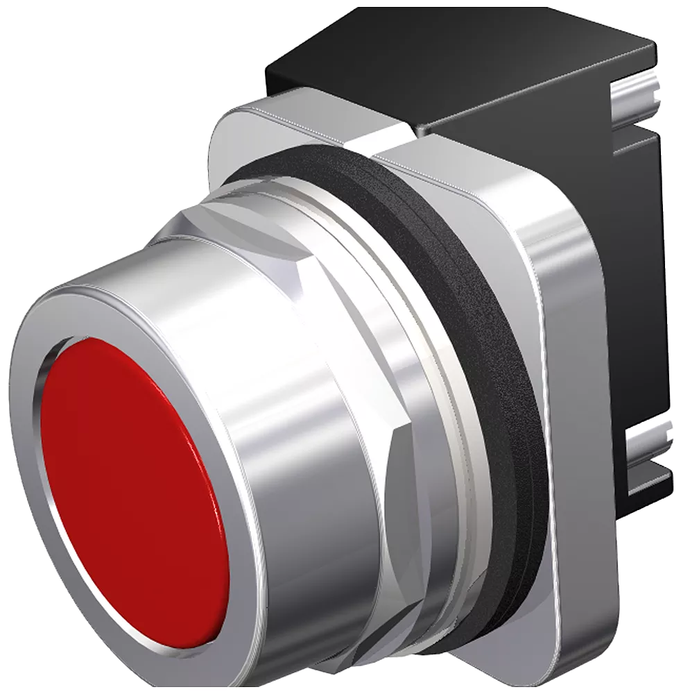 Siemens 52PA8A2A Red 2-Position Momentary Flush Push Button
