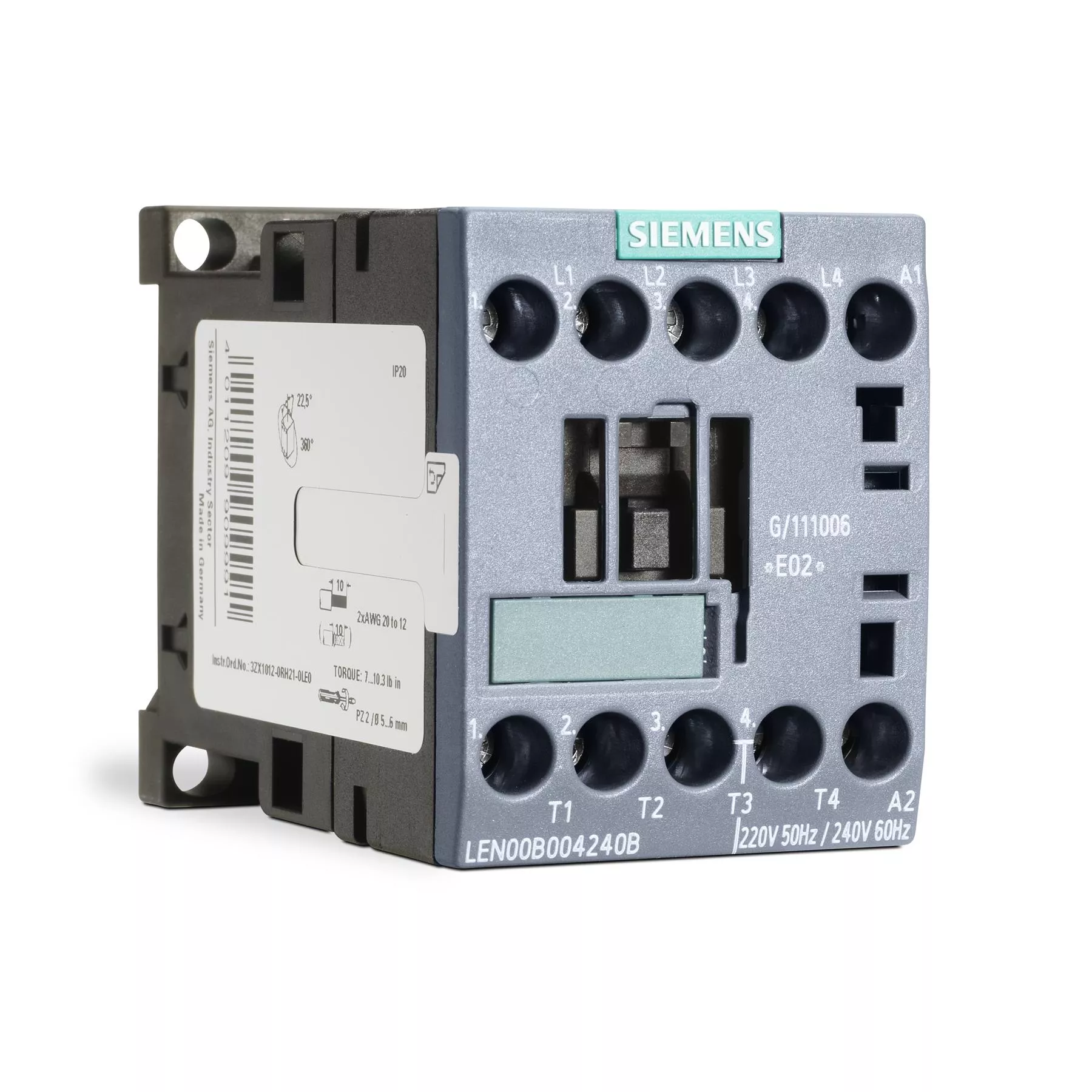 Siemens LEN00B004240B CONTACTOR,LTG,EH,