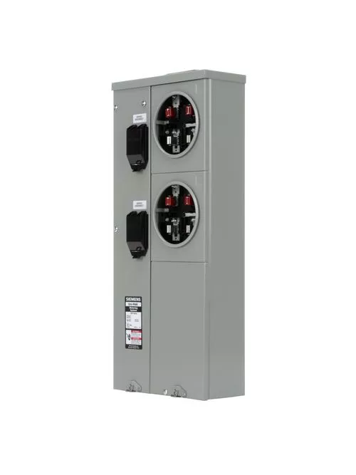 Siemens WEP6412 120/240 VAC 600 Amp 1-Phase 3-Wire Overhead/Underground Feed Direction Meter Center
