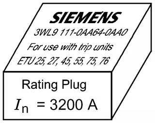 Siemens WLRP2000 WL Rating Plug 2000A