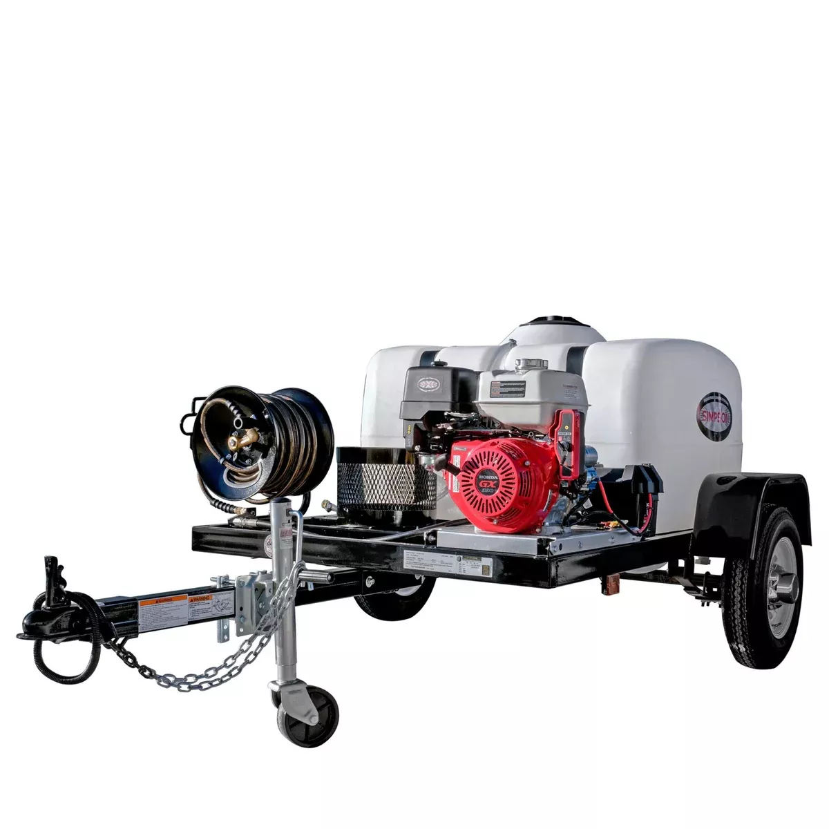 Simpson 95003 Mobile Trailer 4200 PSI Gas Cold Water Pressure Washer