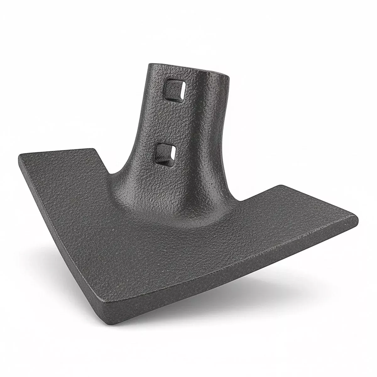 SMA Chisel Plow Sweep - 12" x 1/4", 1/2" Bolt Holes, Medium Crown