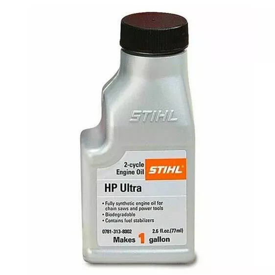 Stihl 0781 313 8004 HP Ultra Fully Synthetic Two-Cycle Engine Oil 2.6 Oz.