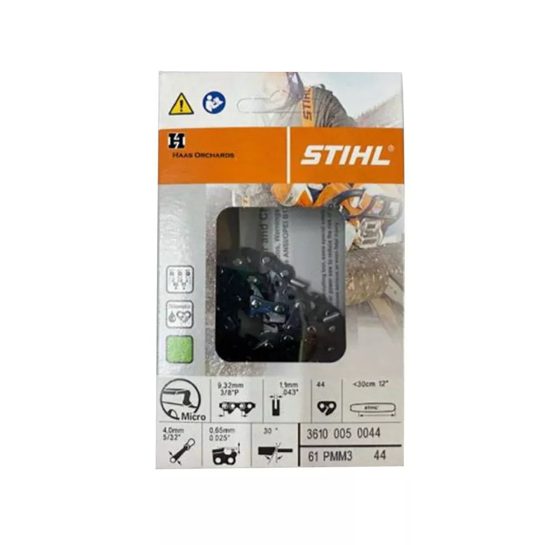 Stihl 3610 005 0044 Oilomatic Chainsaw Chain 12 In. 61 PMM3