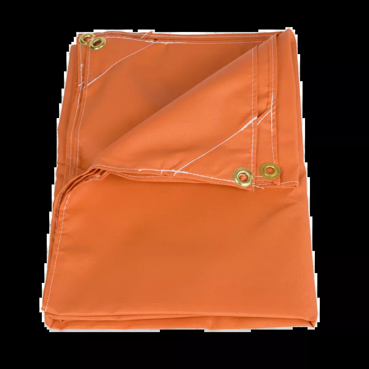 Sun-Smart ROPS Tractor Umbrella Replacement Cover, 54" 10 oz. Duck Canvas - Orange