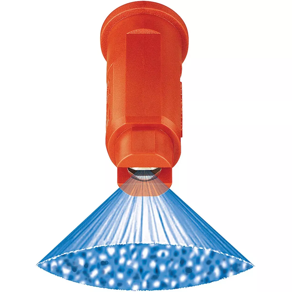 TeeJet AI8005VS Air Induction Flat Spray Tip, Poly/Stainless, 80°, Brown, Orifice 5