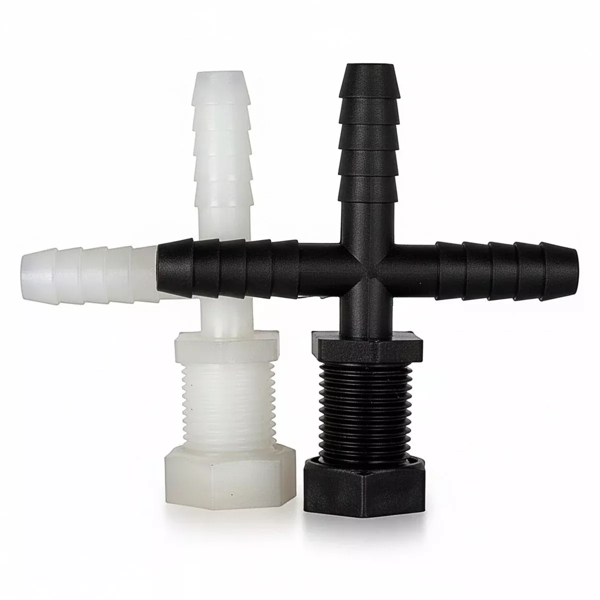TRIPLE HOSE BARB NOZZLE BODY - 3/8" HOSE - POLY