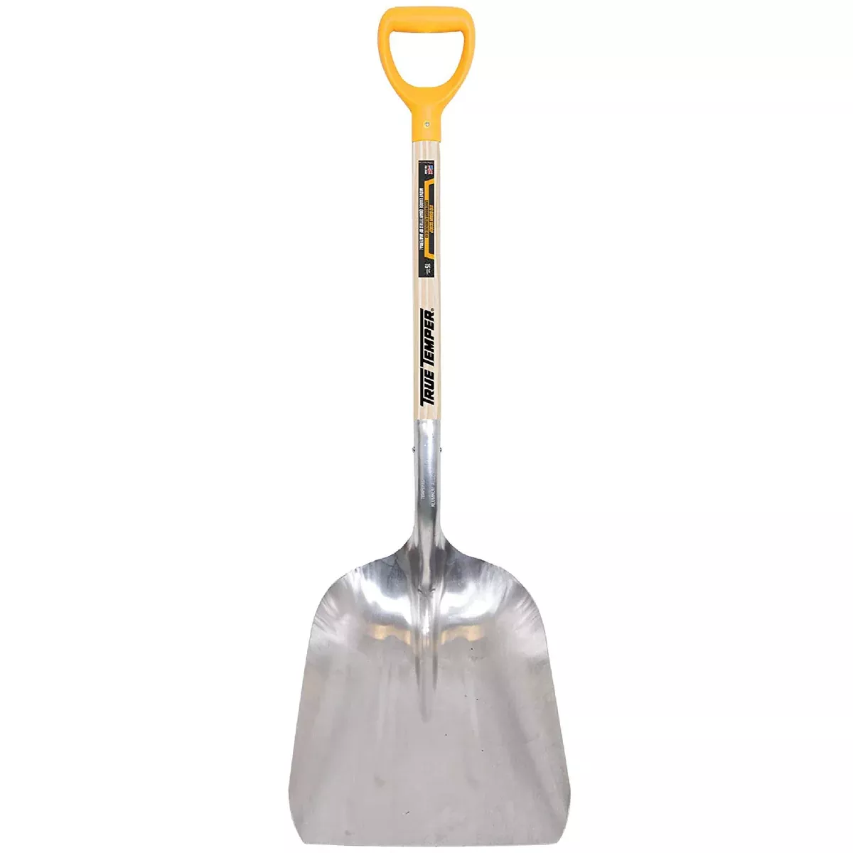 True Temper Aluminum Scoop w/ Hardwood Handle