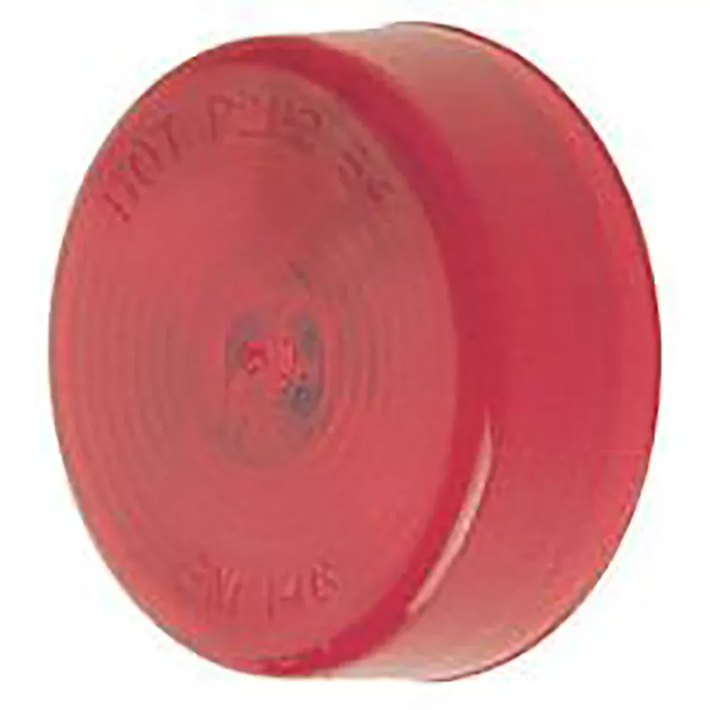 V196KR 2.5" Round Red Side Marker LED Light Kit For Universal Equipment