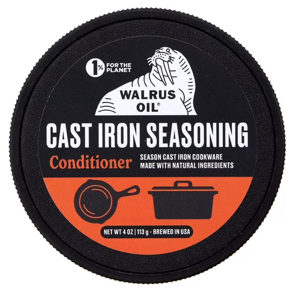 Walrus Oil Cast Iron Seasoning, 4 oz.
