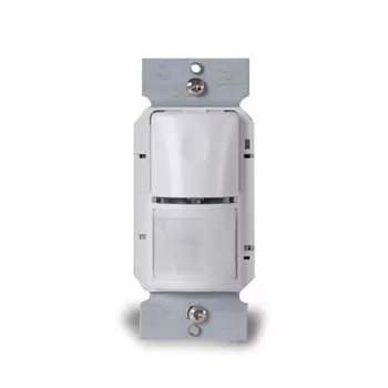 Wattstopper WS-301-I Passive Infrared Wall Switch Occupancy Sensor, 120/277V - Ivory