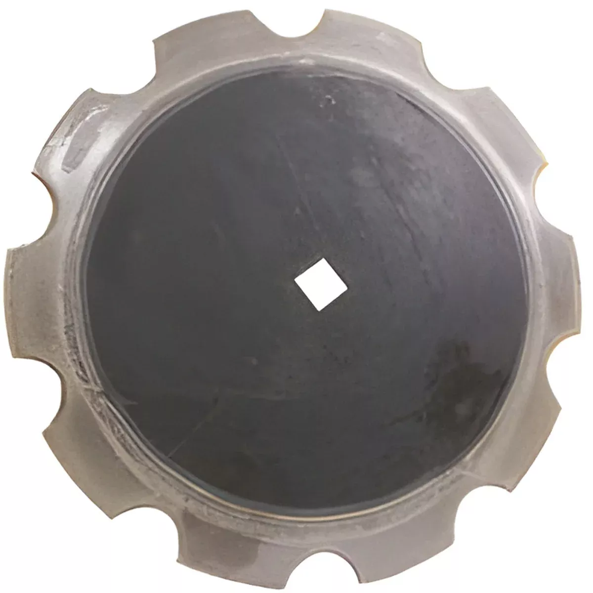 Wear Tuff Disc Blade - 24" x 1/4", Notched, 1-1/2" Square Axle