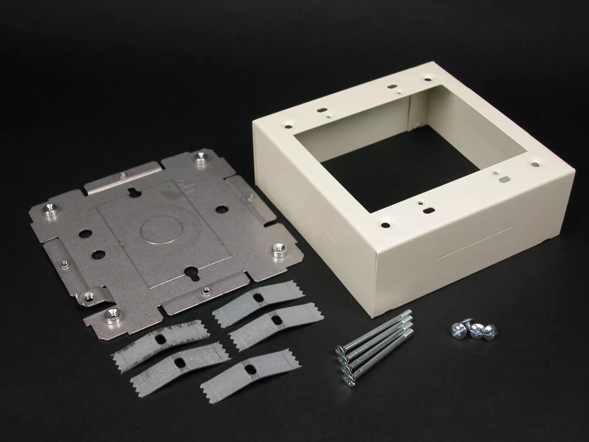 Wiremold 2448-2FW 2400-Series Device Box Fitting, Fog White