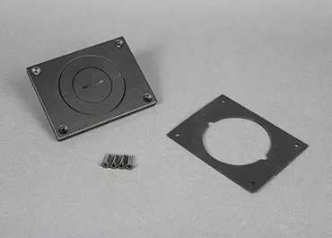 Wiremold 829CKAL-1GY Communications Cover Plate