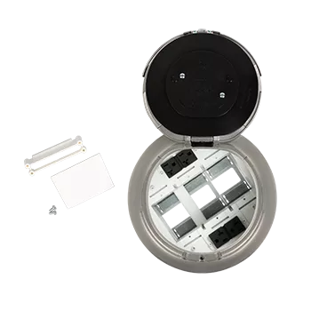 Wiremold 8ATC2PSN 8" PREWIRED SURF STYLE ASSEMBLY SN SATIN NICKEL