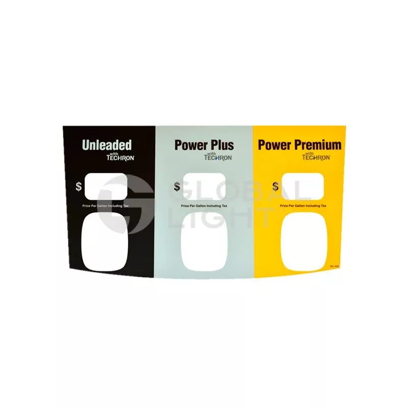 WU010212-0075, Wayne Ovation 2 Original Texaco Overlay 3-Product / Product Identification (PID) Decal, GL5807