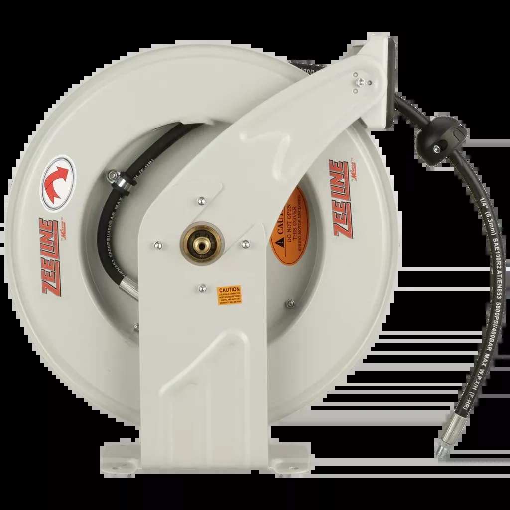 Zeeline ZE1450GR – 50-ft. Dual-Arm Grease Hose Reel