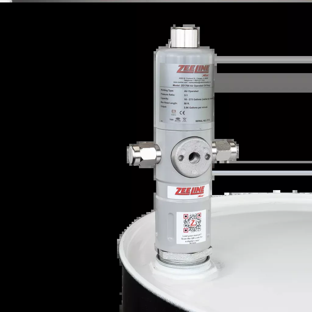 Zeeline ZE1700- 3:1 Pneumatic Stub Style Standard Flow Rate Piston Pump