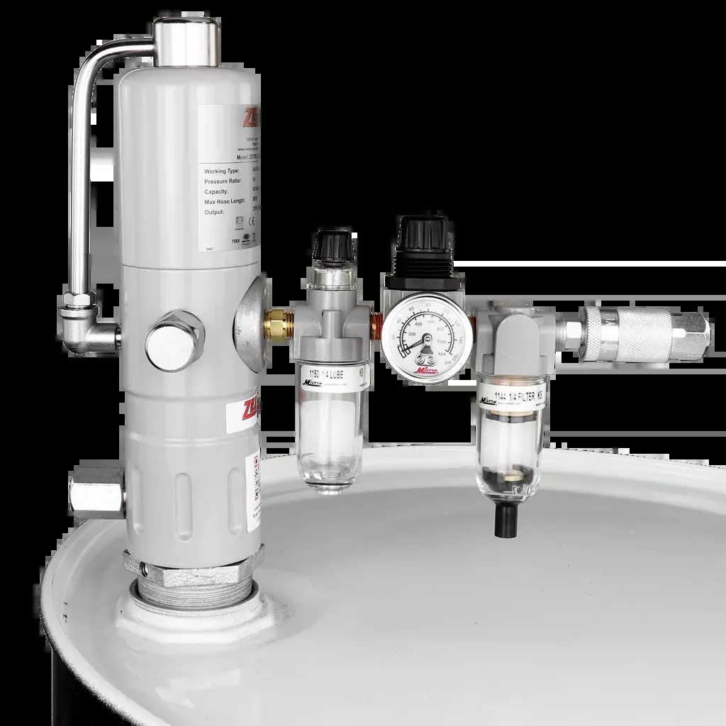 Zeeline ZE1702K- 3:1 Pneumatic Piston Pump for 55-Gallon Drums w/FRL