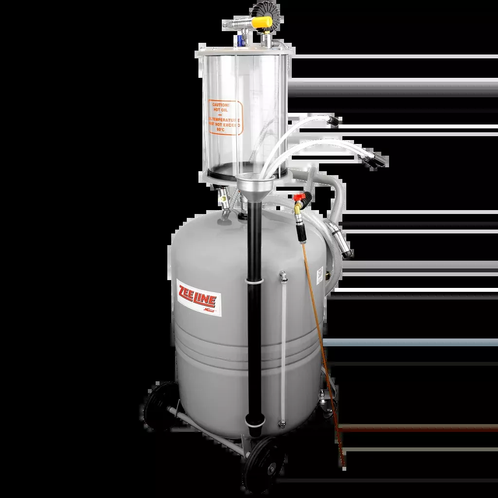 Zeeline ZE21EVB – 21-Gallon Professional Fluid Evacuator w/Measuring Bowl