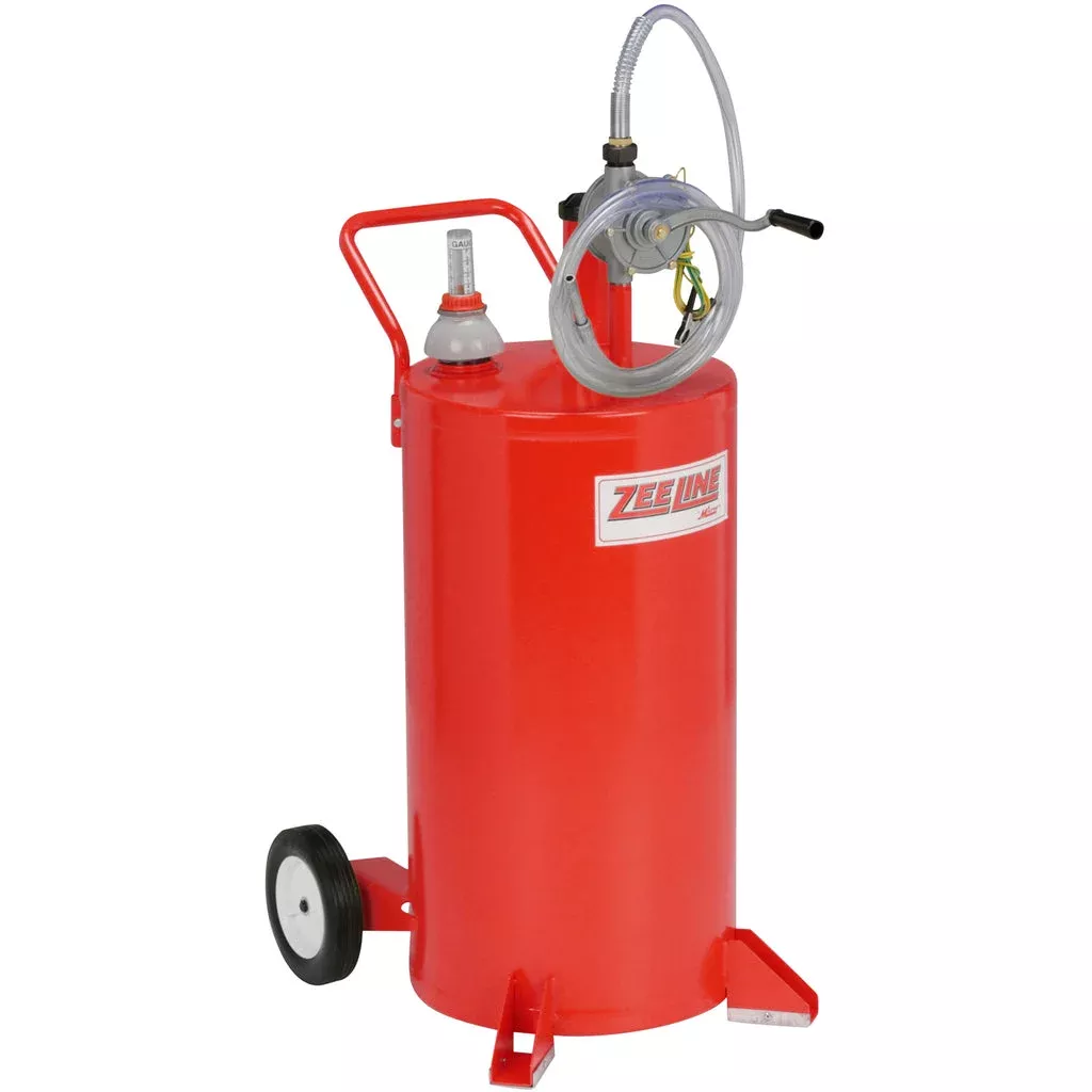 Zeeline ZE25FC – 25-Gallon Fuel Caddy w/Two-Way Rotary Pump