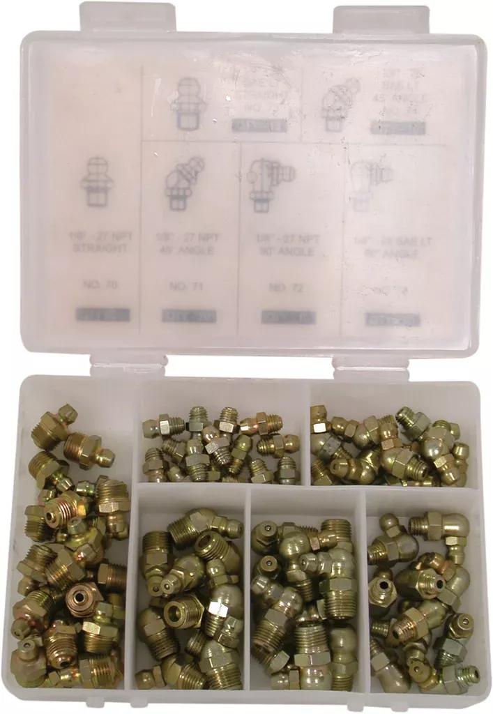 Zeeline ZE66 – Grease Fittings-Assorted Box of 80