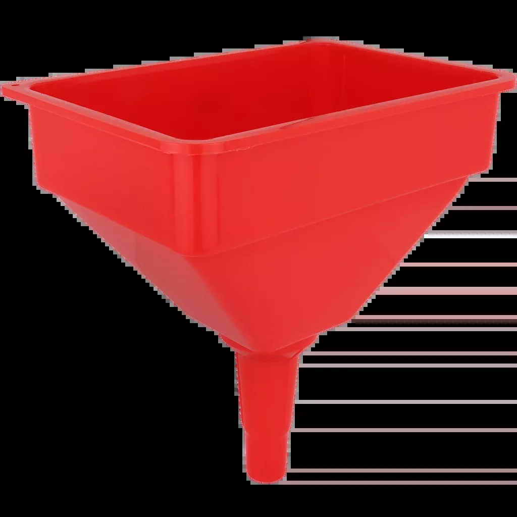 Zeeline ZE764- Polyethylene Funnel with Screen- 10 inch X 7 inch top
